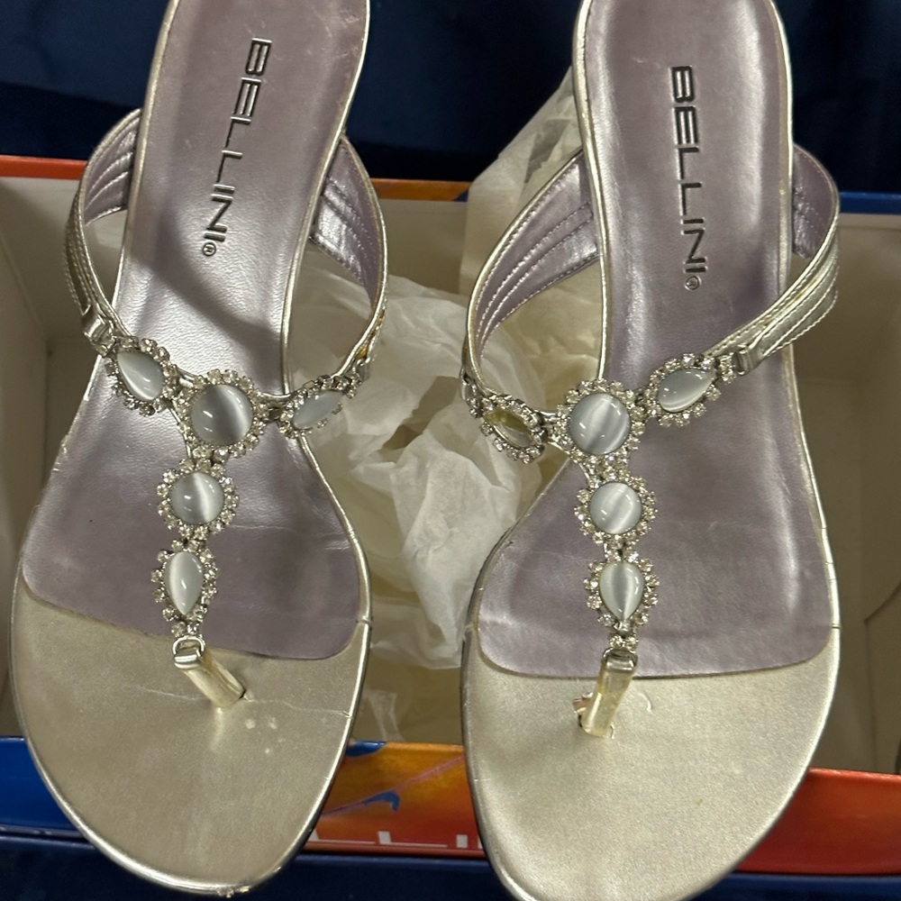 Bellini Rhinestone SANDLE PLATFORM SHOES